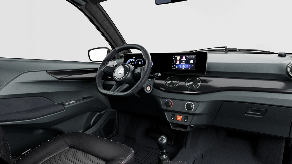 Bez autovadītāja apliecības vadāmās automa&scaron;īnas AIXAM_LIBELLE_Photo Interieur SPORT Thermique V2 - parement Noir laque.jpg